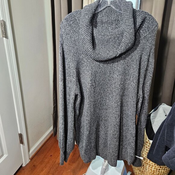 Tahari Womens XL Gray Cowl Neck Sweater - Picture 1 of 6